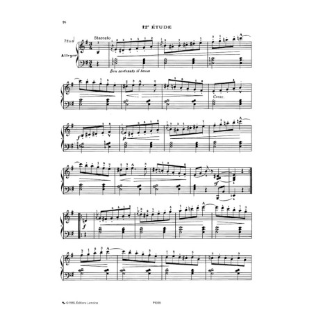 Etudes (25) Op.29 introduction à celles de Cramer
