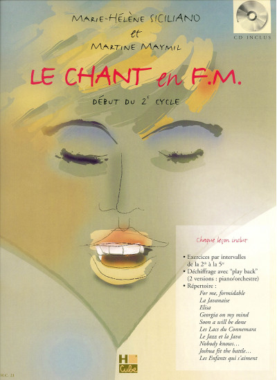 Lot 2 Livres Partitions Marie-Hélène Siciliano - on aime la FM vol 1 &  Faisons De La Musique En F.M. Volume 1 (avec cd) - h cube